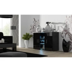 SOHO S7 kommode Sort/Sort