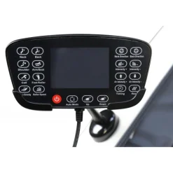 SOLARIA massagestol / varmefunktion / farver: Creme / Grå / guld