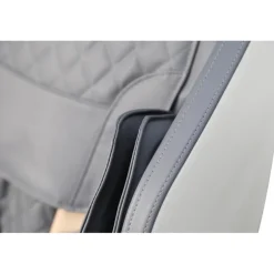 SOLARIA massagestol / varmefunktion / farver: Creme / Grå / guld