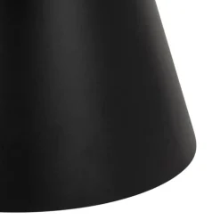 Soli sofabord sort glas