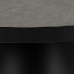 Soli sofabord sort glas