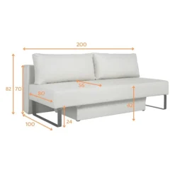 SOMMER SOVESOFA 200 x 100 CM