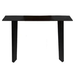 Sort pulverlakeret hjørne stel