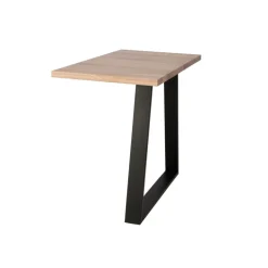 Sort pulverlakeret trapez stel til plankeborde