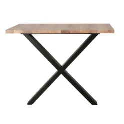 Sort pulverlakeret X stel 2 stk