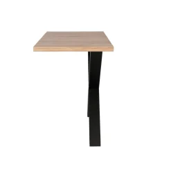 Sort pulverlakeret X stel 2 stk