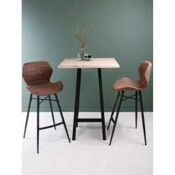 Sort stel til barbord Medium