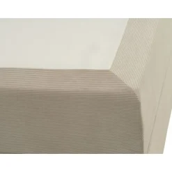 SPACE 7-Zonet 160x200 cm Boksmadras seng med opbevaring Beige Fløjl