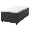 SPACE 7-Zonet 80x200 cm Boksmadras seng med opbevaring Mørkegrå