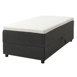 SPACE 7-Zonet 80x200 cm Boksmadras seng med opbevaring Mørkegrå
