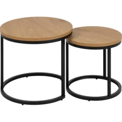 Spiro indskudsbord naturlig MDF