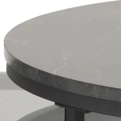 Spiro sofabord grå;sort MDF