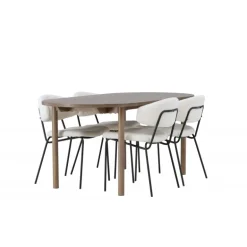 Spisebordssæt Andy med stolene Chico