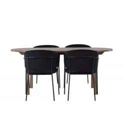 Spisebordssæt Andy med stole Selma