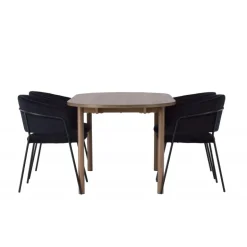 Spisebordssæt Andy med stole Selma