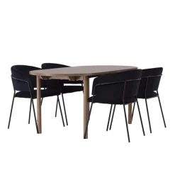 Spisebordssæt Andy med stole Selma