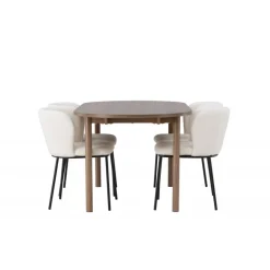 Spisebordssæt Andy med stole Edina