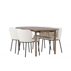 Spisebordssæt Andy med stole Edina