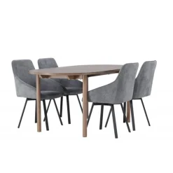 Spisebordssæt Andy med stole Rosie