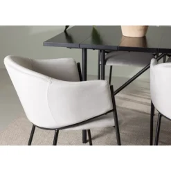 Spisebordssæt Astrid med Spisebordsstolene Evelina