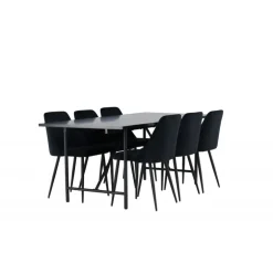 Spisebordssæt Astrid med Spisebordsstole Night