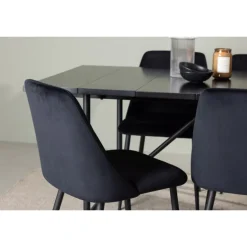 Spisebordssæt Astrid med Spisebordsstole Night