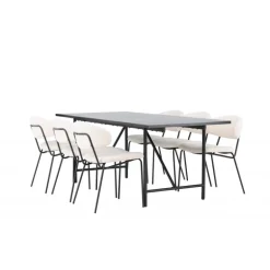 Spisebordssæt Astrid med Spisebordsstole Chico