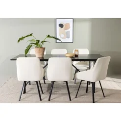 Spisebordssæt Astrid med Spisebordsstole Rosie