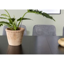 Spisebordssæt Astrid med Spisebordsstole Rosie - Sort og Grå