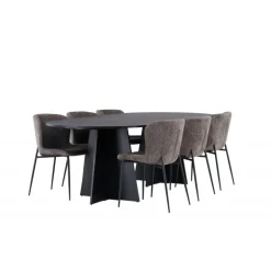 Spisebordssæt Bootcut med stole Modesto