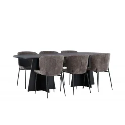 Spisebordssæt Bootcut med stole Modesto