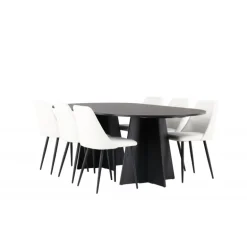 Spisebordssæt Bootcut med stole Night