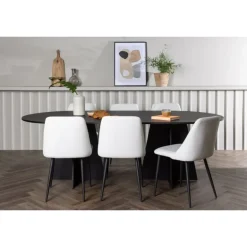 Spisebordssæt Bootcut med stole Night