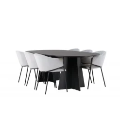 Spisebordssæt Bootcut med Evelina stole