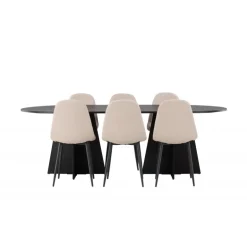 Spisebordssæt Bootcut med Polar stole