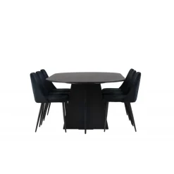 Spisebordssæt Bootcut med stole Night