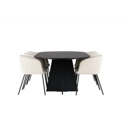 Spisebordssæt Bootcut med Spisebordsstole Berit