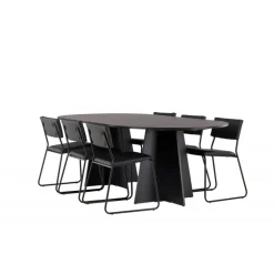 Spisebordssæt Bootcut med Spisebordsstole Kenth