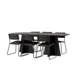 Spisebordssæt Bootcut med Spisebordsstole Kenth