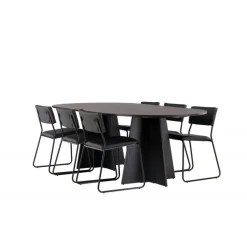 Spisebordssæt Bootcut med Spisebordsstole Kenth