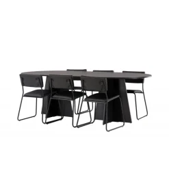 Spisebordssæt Bootcut med Spisebordsstole Kenth