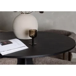 Spisebordssæt Bootcut med stole fra Morning-serien - Sort og Brun