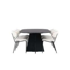 Spisebordssæt Bootcut med stole Chico