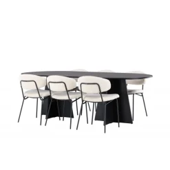 Spisebordssæt Bootcut med stole Chico