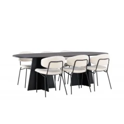 Spisebordssæt Bootcut med stole Chico