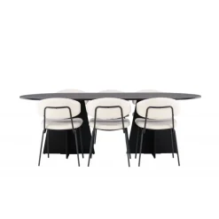 Spisebordssæt Bootcut med stole Chico