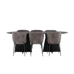 Spisebordssæt Bootcut med Modesto stole