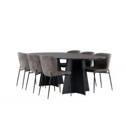 Spisebordssæt Bootcut med Modesto stole