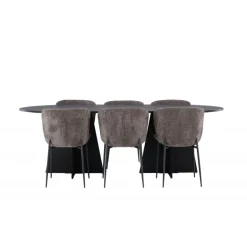 Spisebordssæt Bootcut med Modesto stole