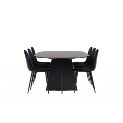 Spisebordssæt Bootcut med Spisebordsstole Polar